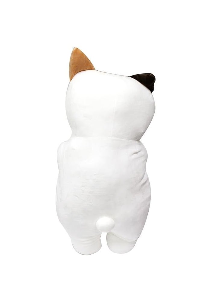 DAISO Eng Hug Pillow - Cat Pose White - Image 3
